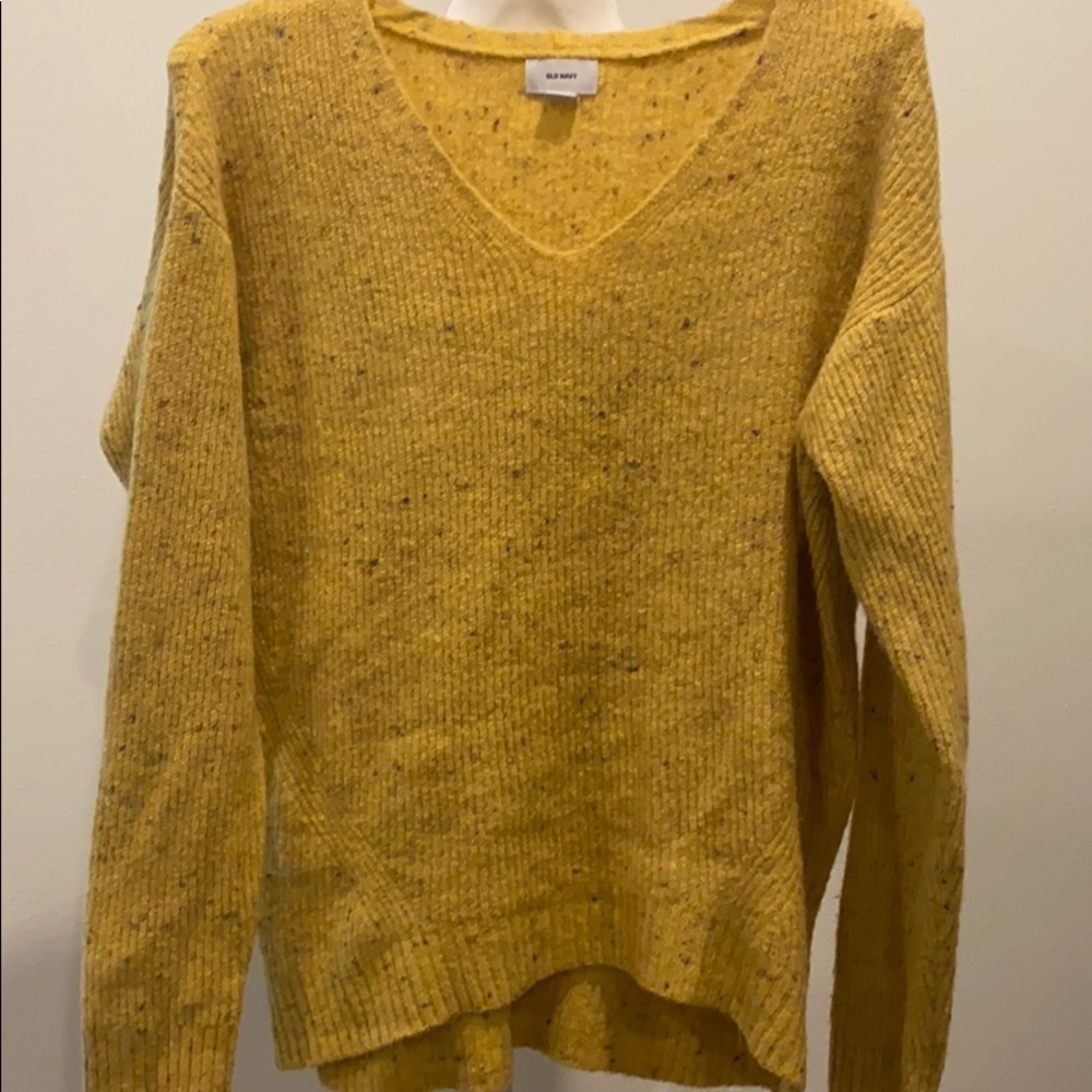 Golden colored soft sweater